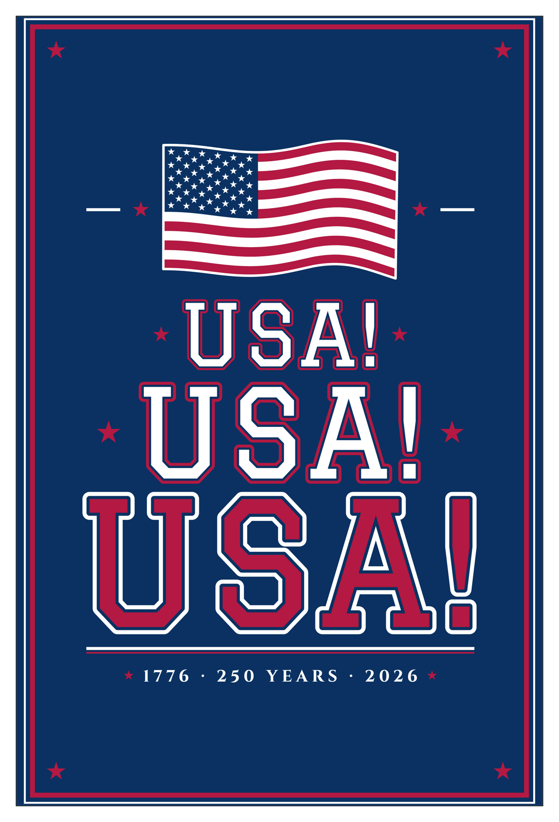 USA! USA! USA! Postcards