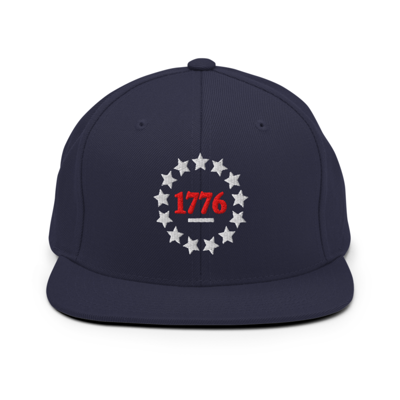 Betsy Ross 1776 Snapback in Navy