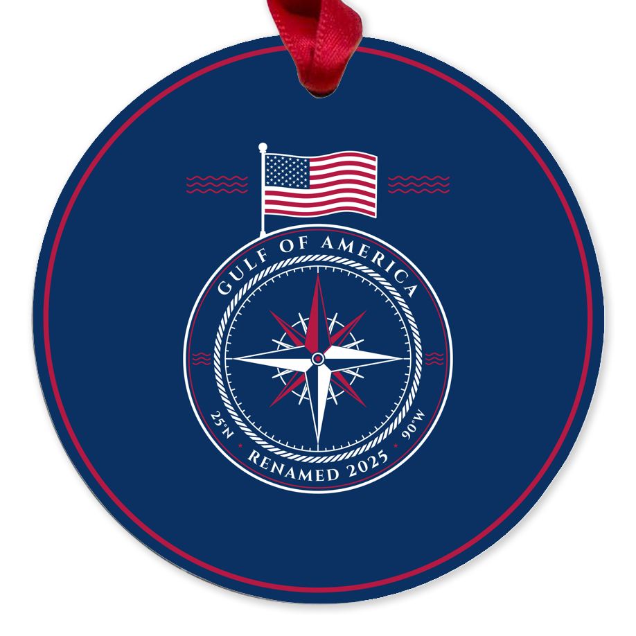 Gulf of America Maple Ornament
