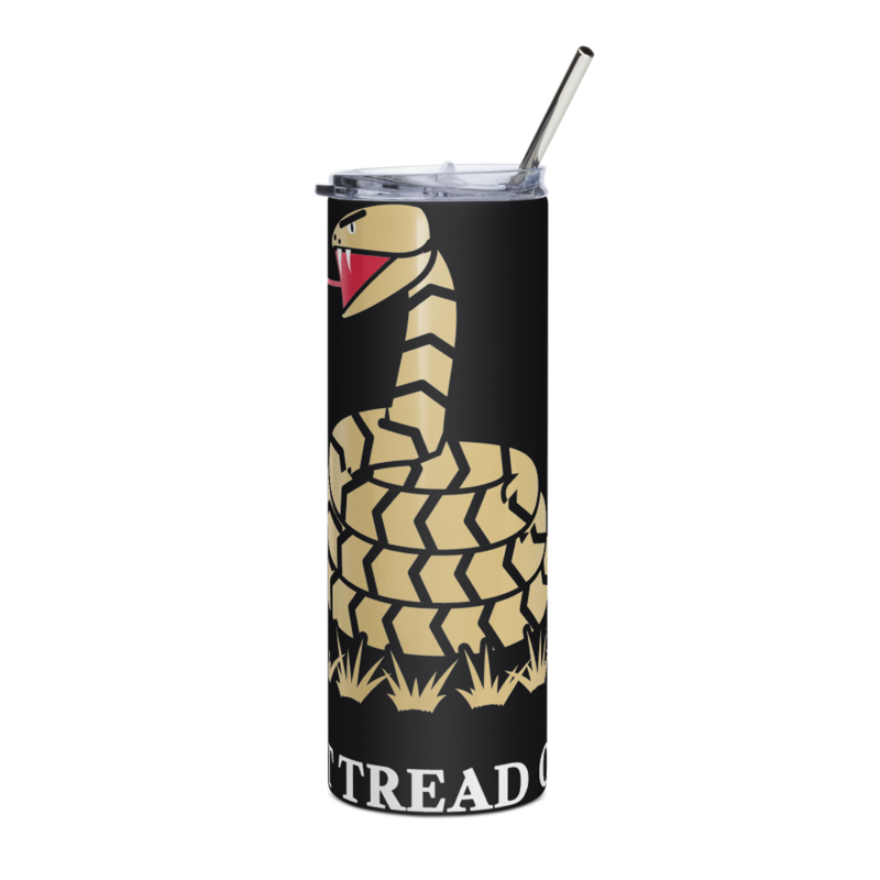 Don’t Tread on Me Tumbler in Black