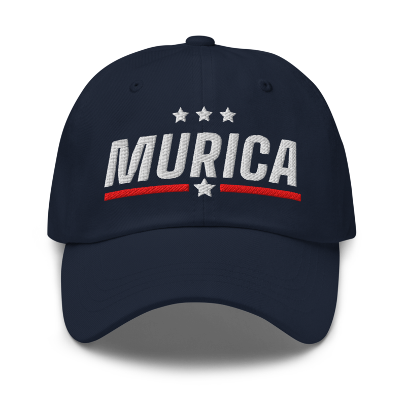 Murica Dad Hat in Navy