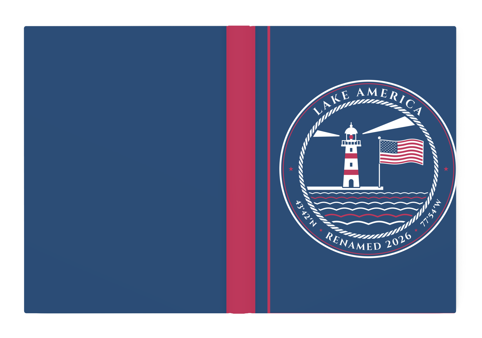 Lake America Hardcover Journal