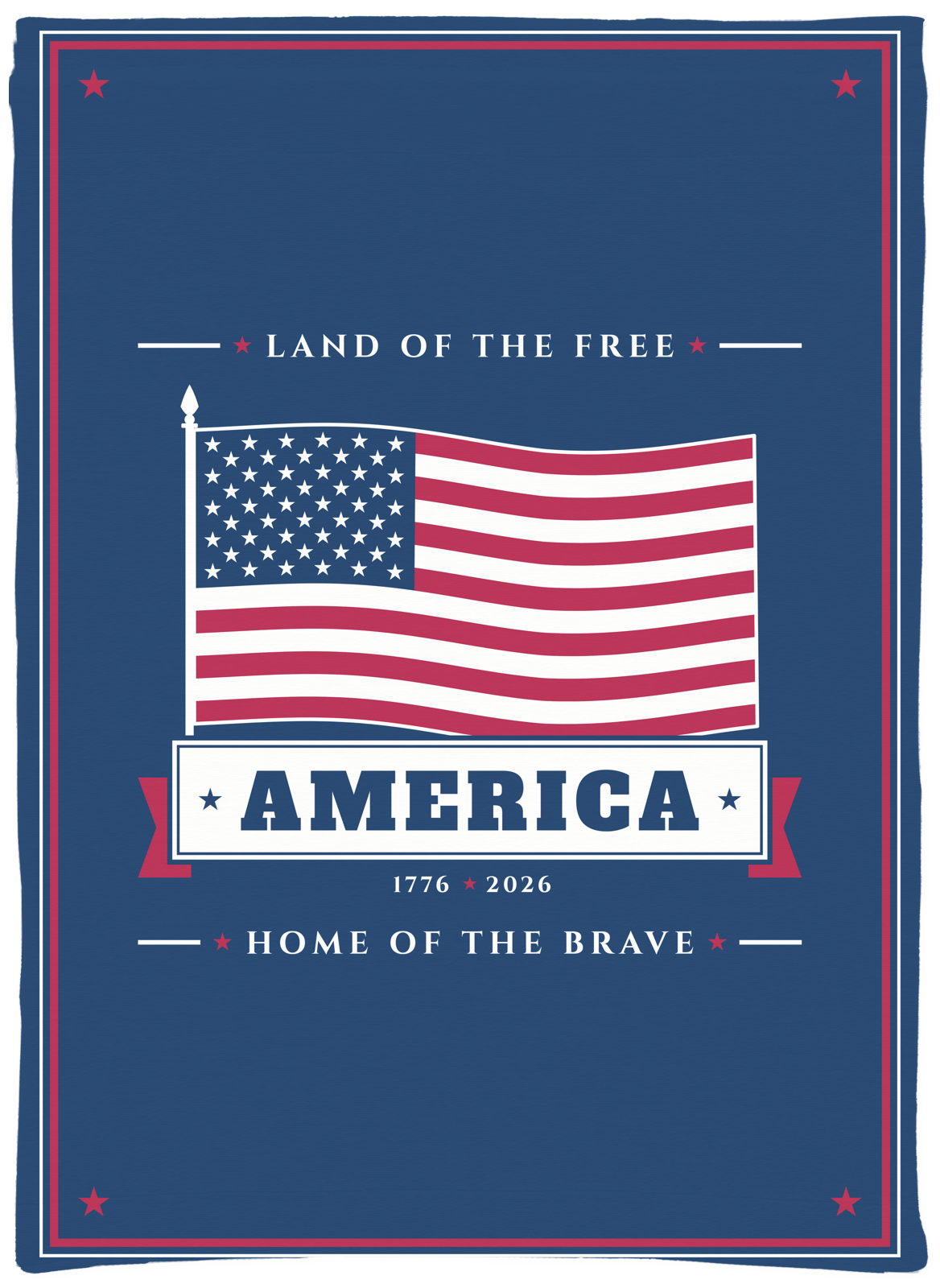 America Woven Tapestry
