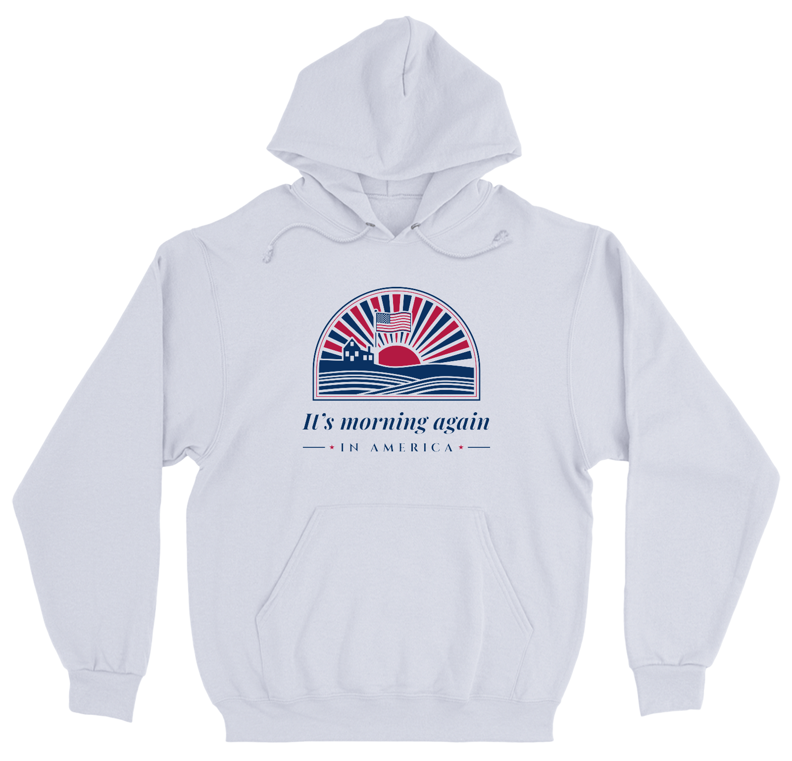 Morning in America Heavyweight Hoodie in White