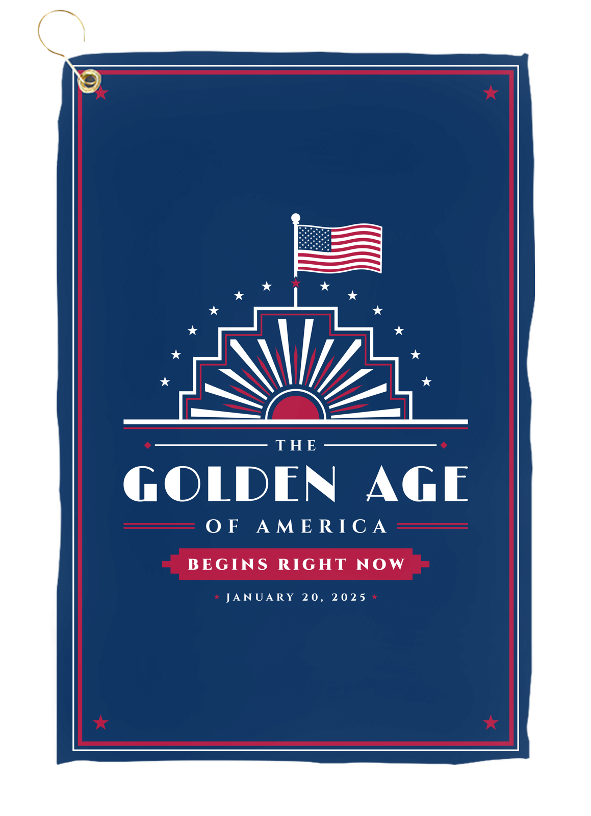 The Golden Age Golf Towel