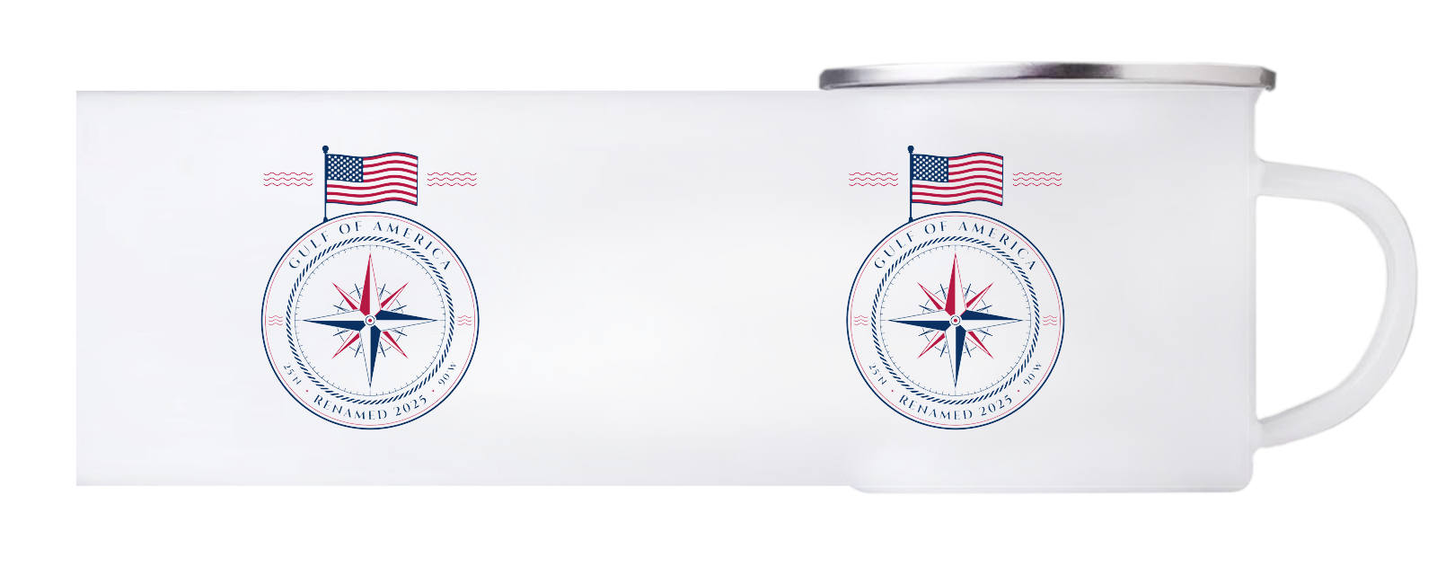 Gulf of America Enamel Camp Mug