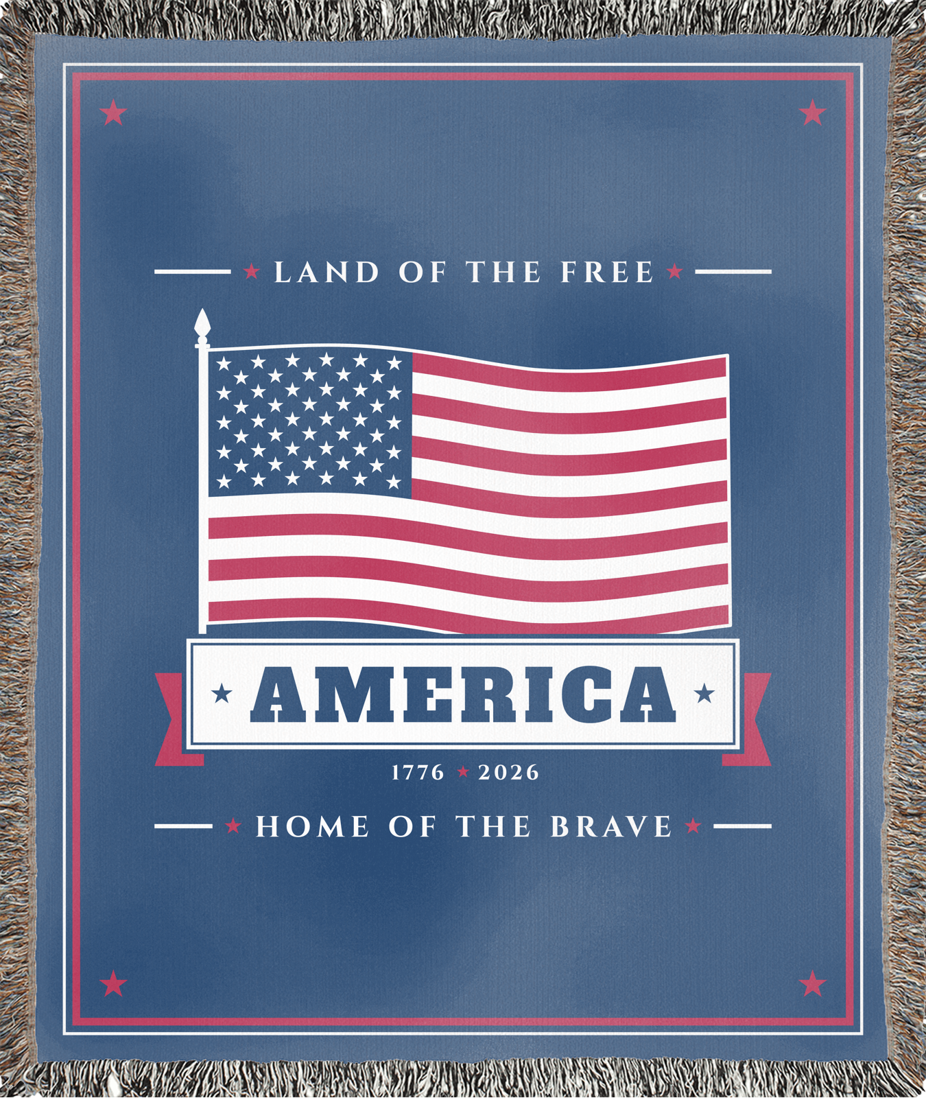 America Woven Blanket