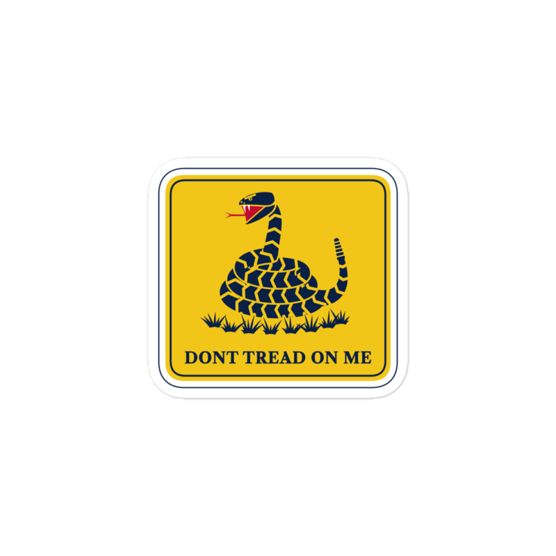 Don’t Tread on Me Sticker