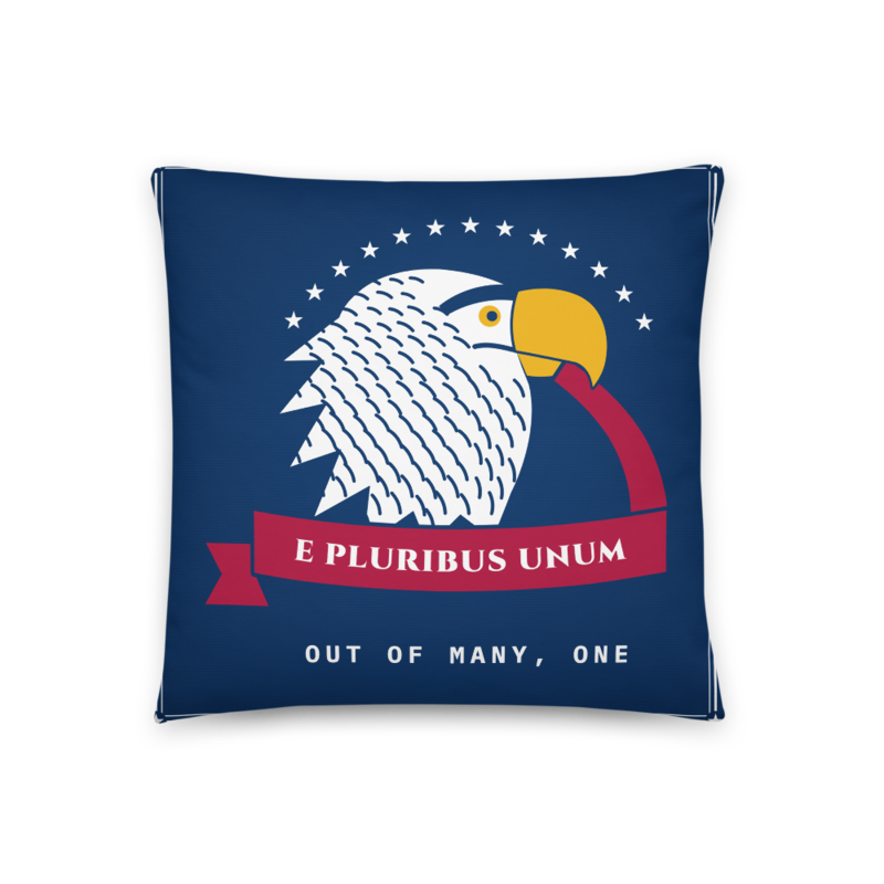 E Pluribus Unum Throw Pillow