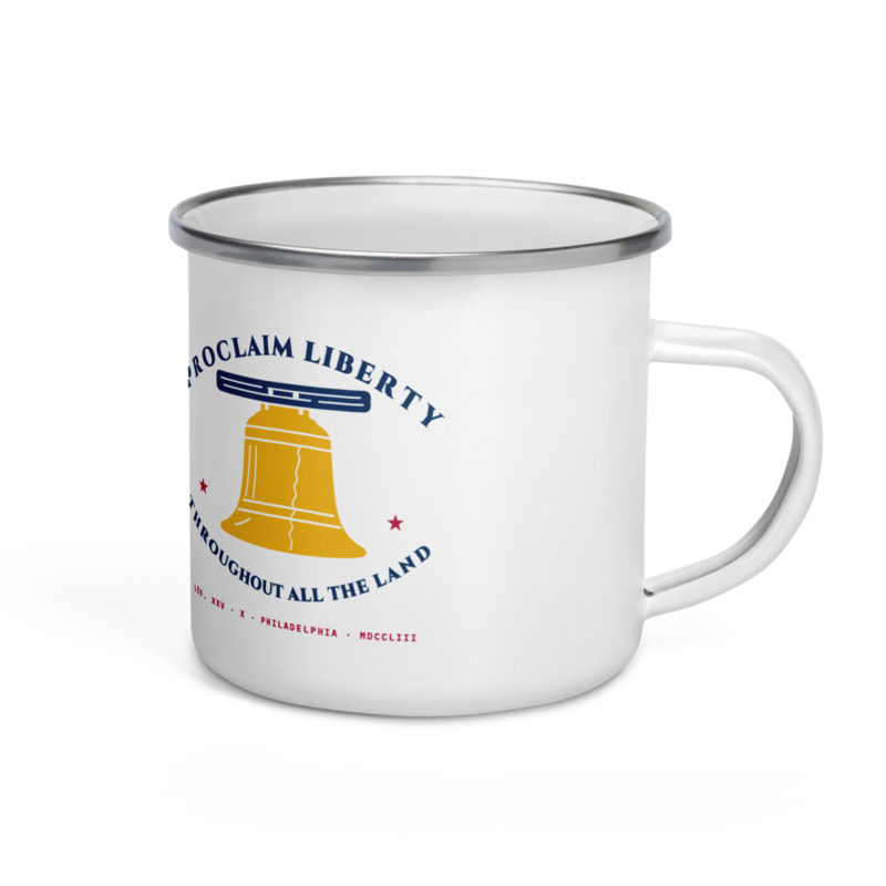 Liberty Bell Enamel Camp Mug