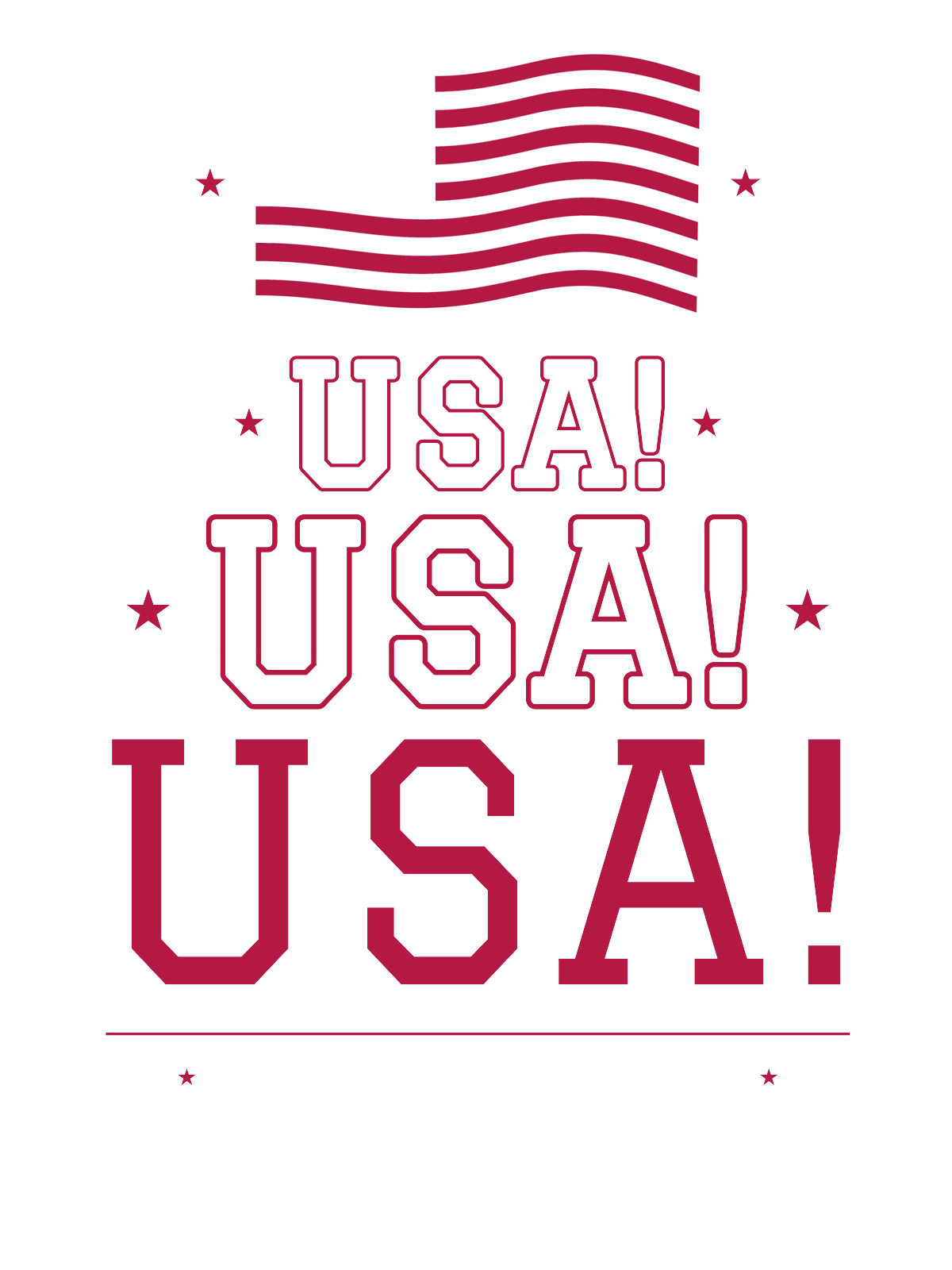 USA! USA! USA! Muscle Tank in Navy