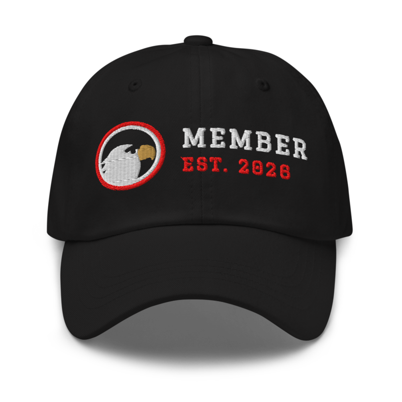 PatriotMurica Member Dad Hat in Black