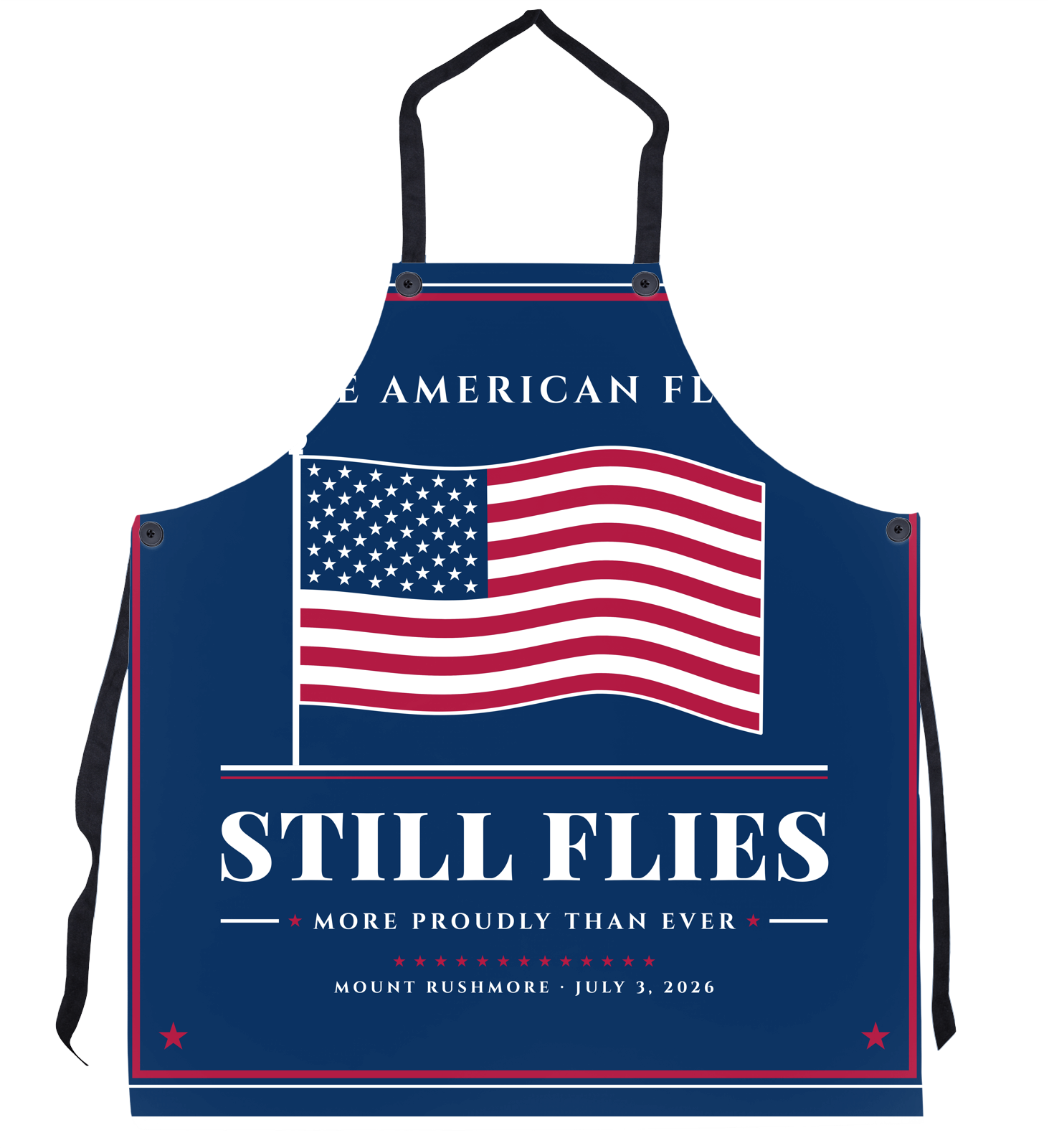 The American Flag Still Flies Grilling Apron