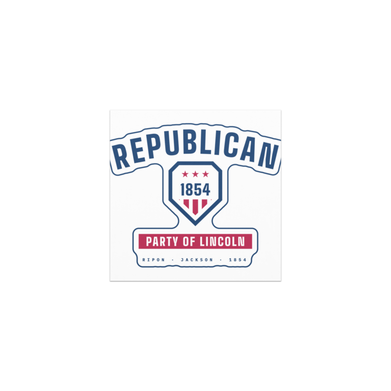 Republican 1854 Car Magnet