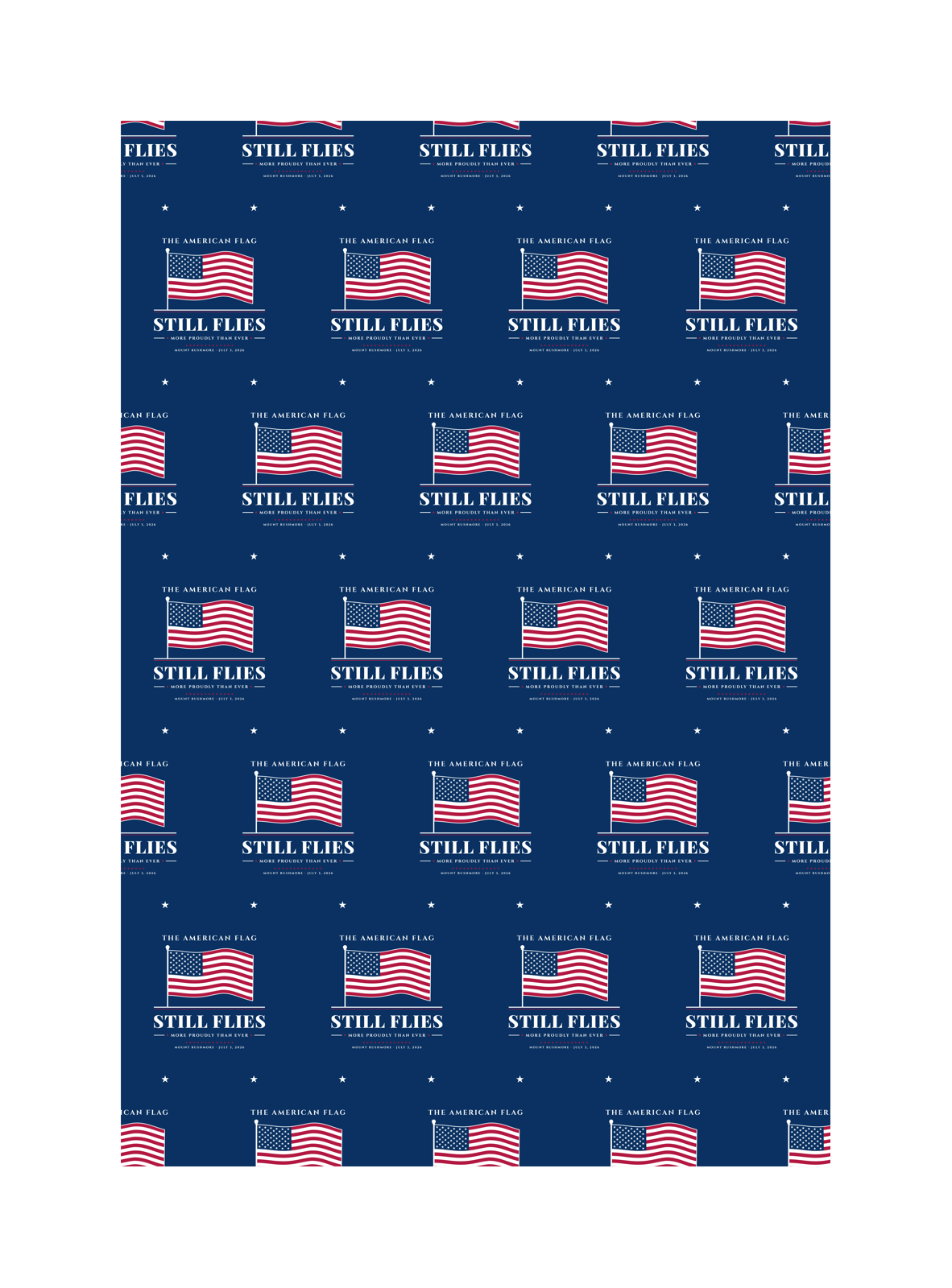 The American Flag Still Flies Wrapping Paper