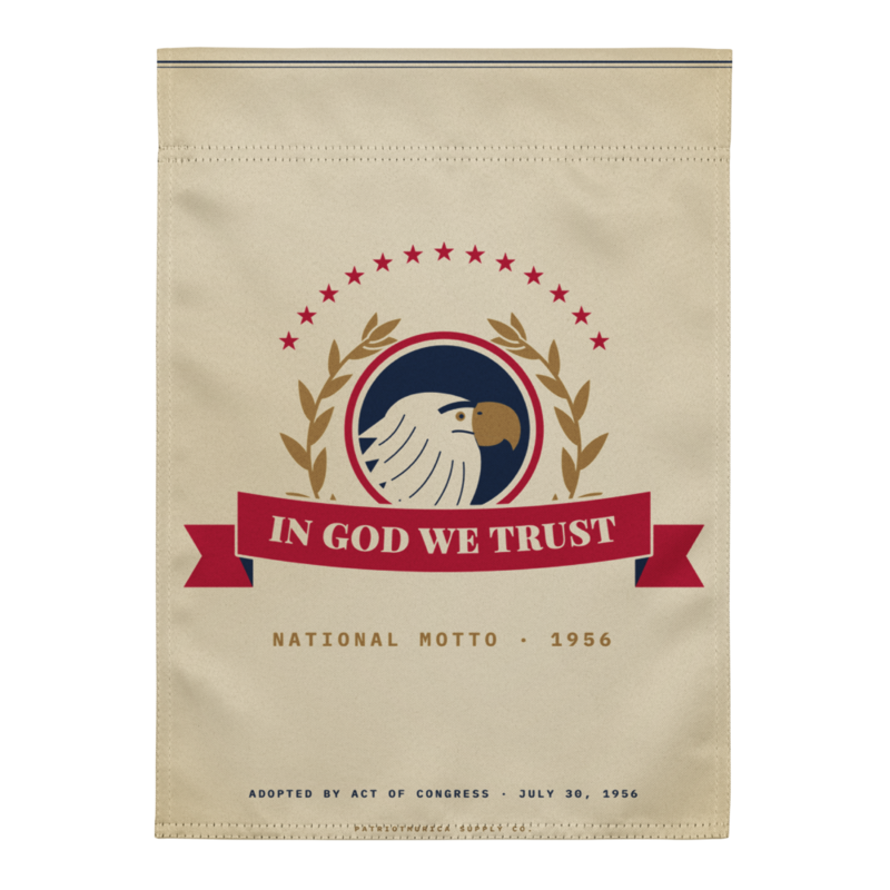 In God We Trust Garden Flag