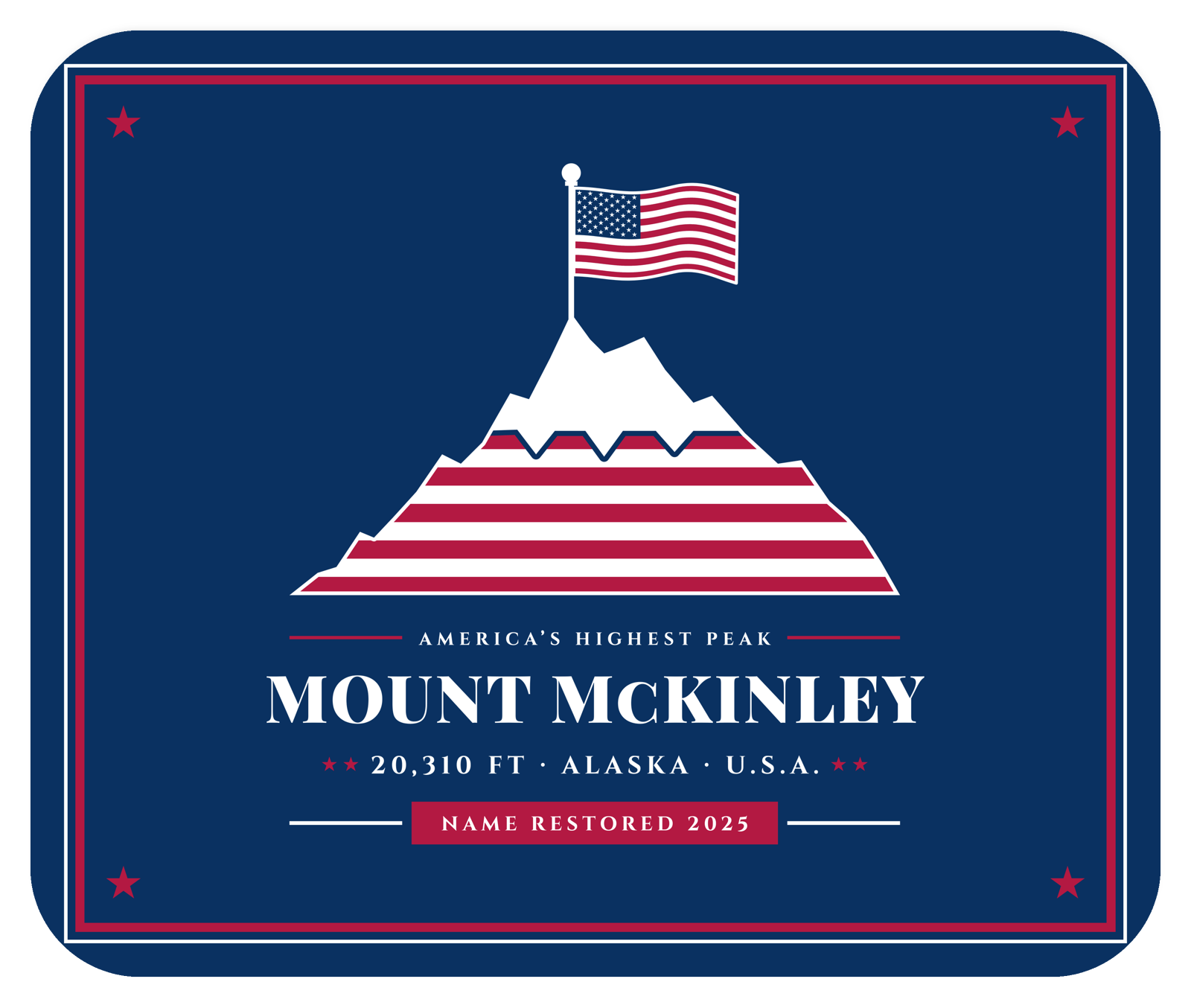 Mount McKinley Mouse Pad