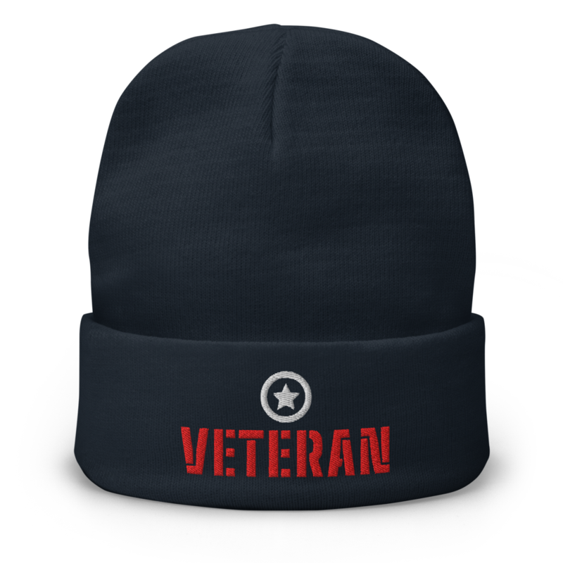 U.S. Veteran Beanie in Navy
