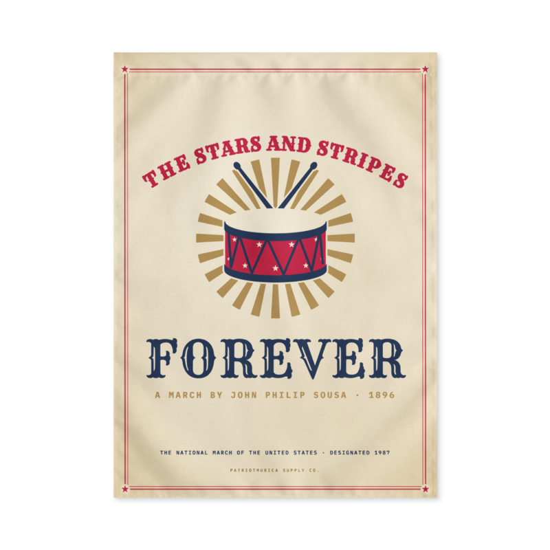 The Stars and Stripes Forever Flag