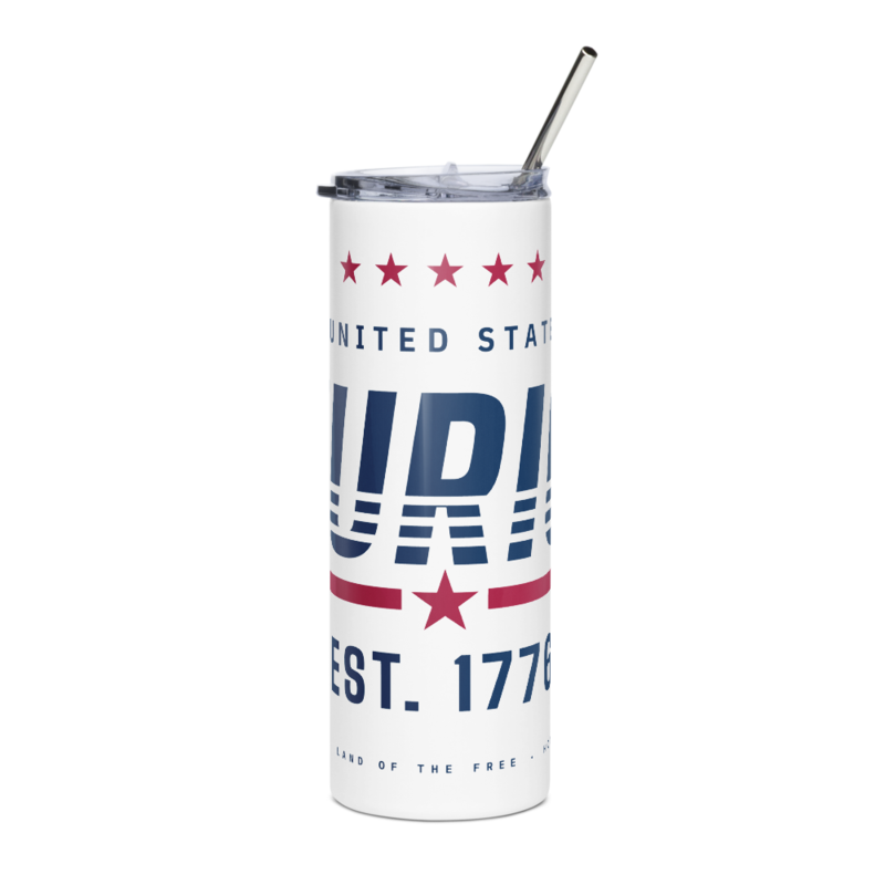 Murica Tumbler in White