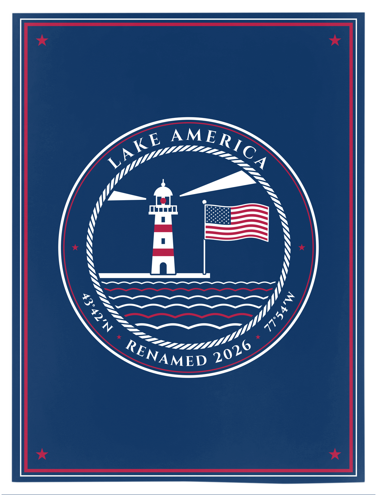 Lake America Velveteen Blanket