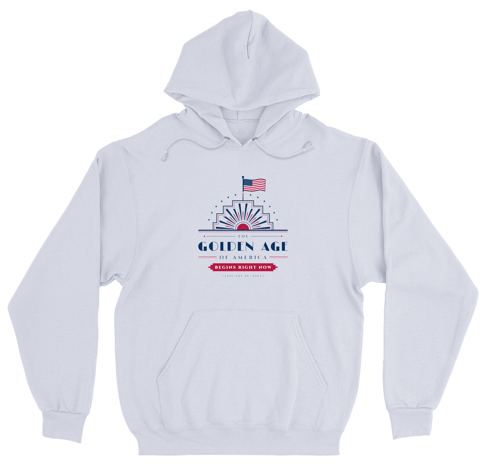 The Golden Age Heavyweight Hoodie in White