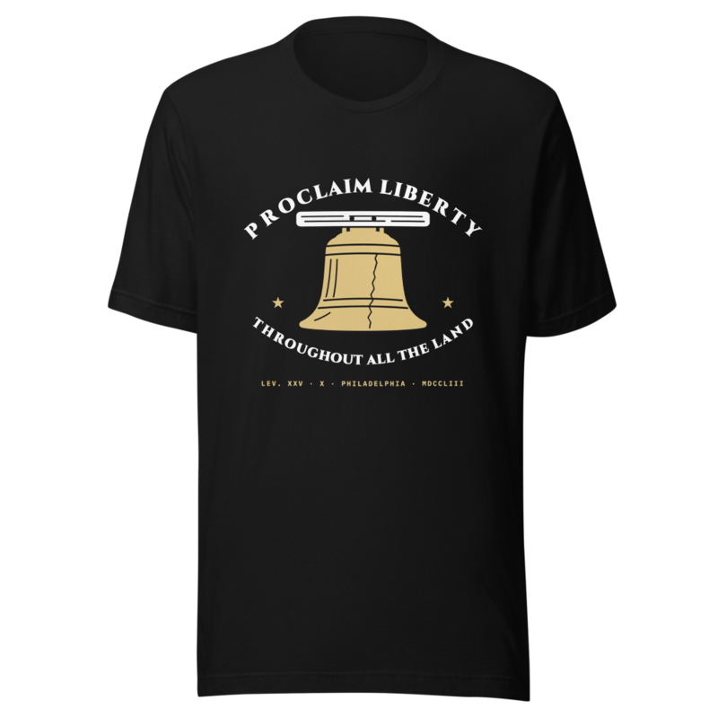 Liberty Bell Tee in Black
