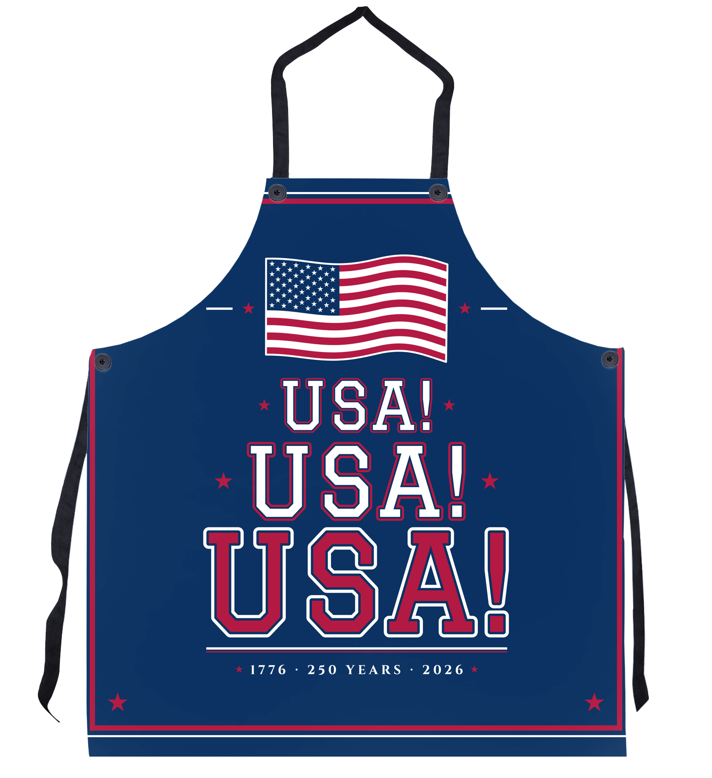 USA! USA! USA! Grilling Apron