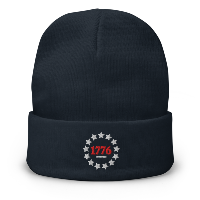 Betsy Ross 1776 Beanie in Navy