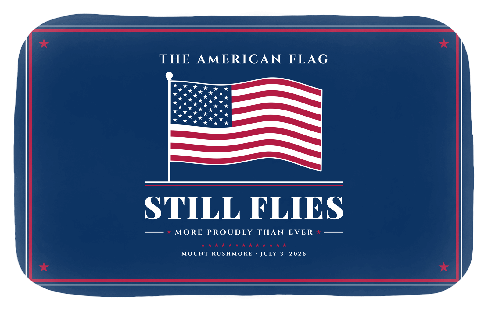 The American Flag Still Flies Bath Mat