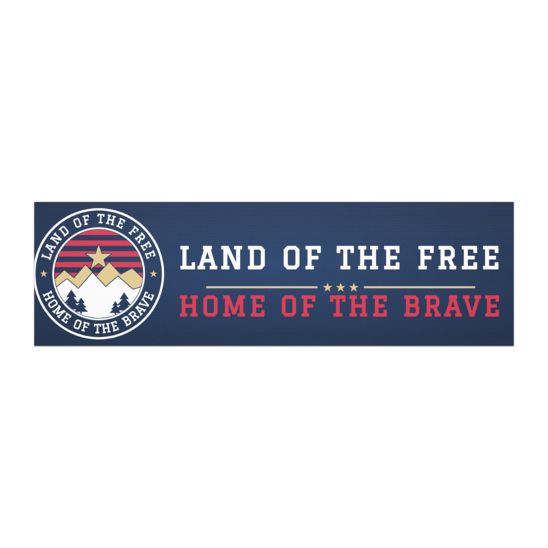 Land of the Free Bumper Magnet