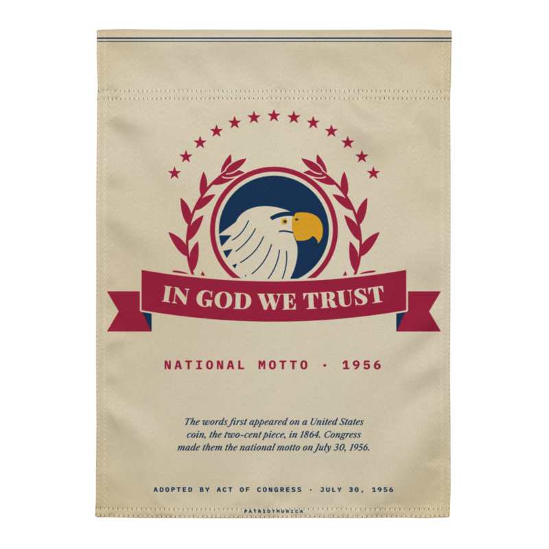 In God We Trust Garden Flag