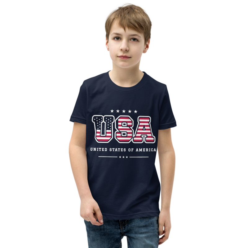 USA Youth Tee in Navy