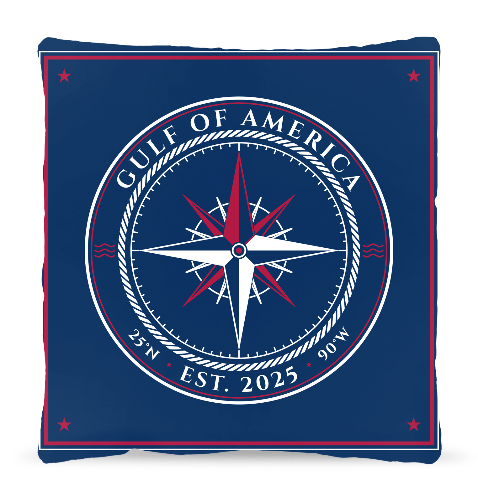 Gulf of America Woven Pillow
