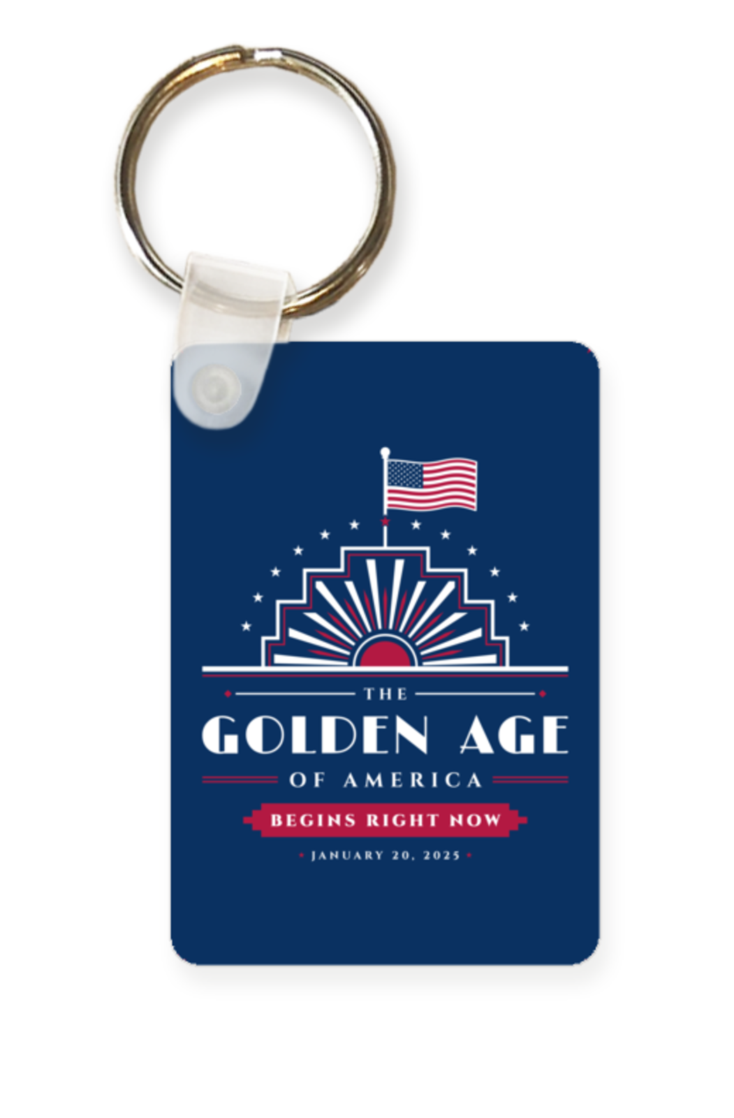 The Golden Age Metal Key Chain