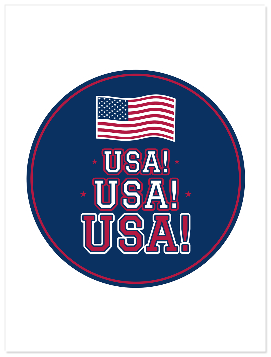 USA! USA! USA! Sticker Pack