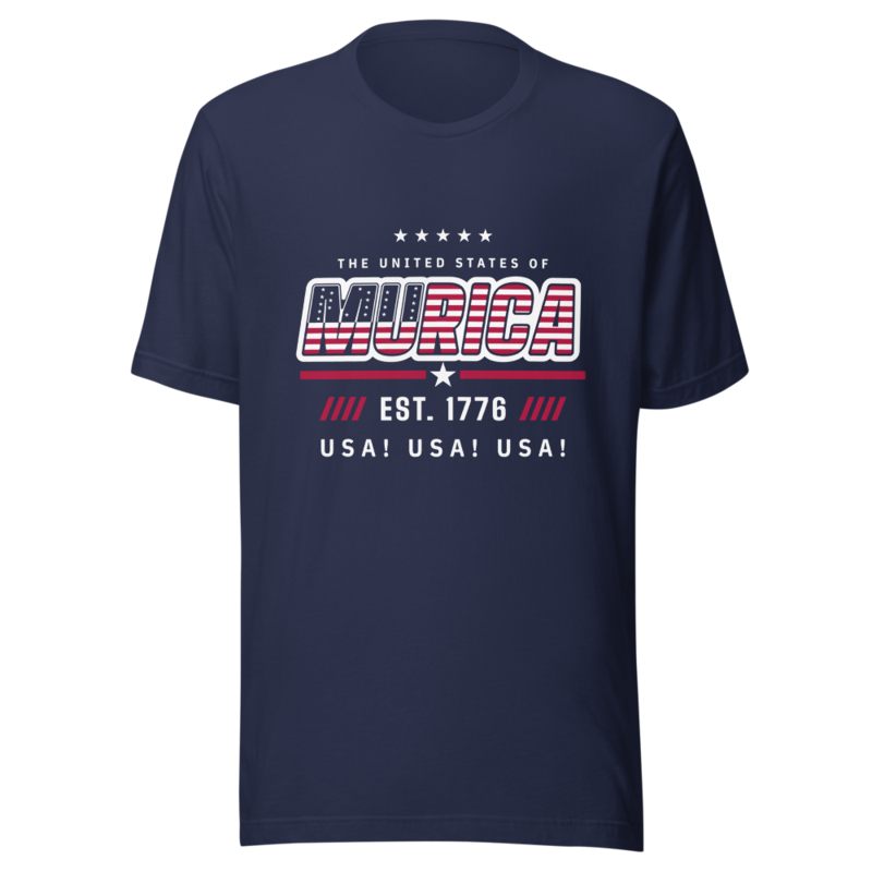 Murica Tee in Navy