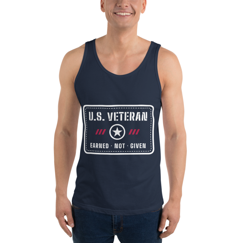 U.S. Veteran Tank Top in Navy