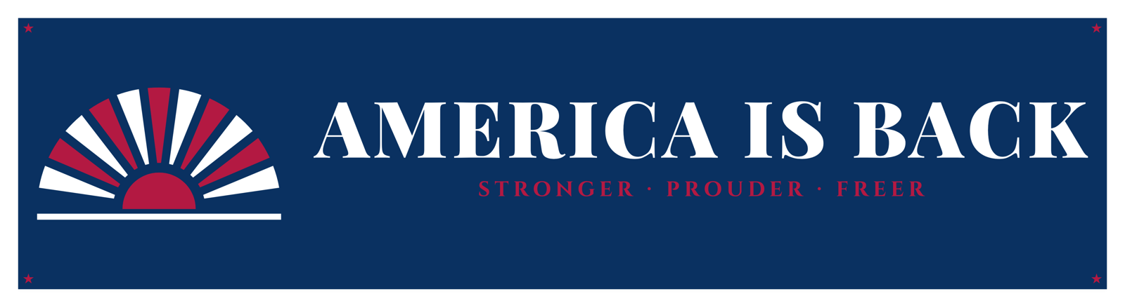 America Is Back Car Magnet