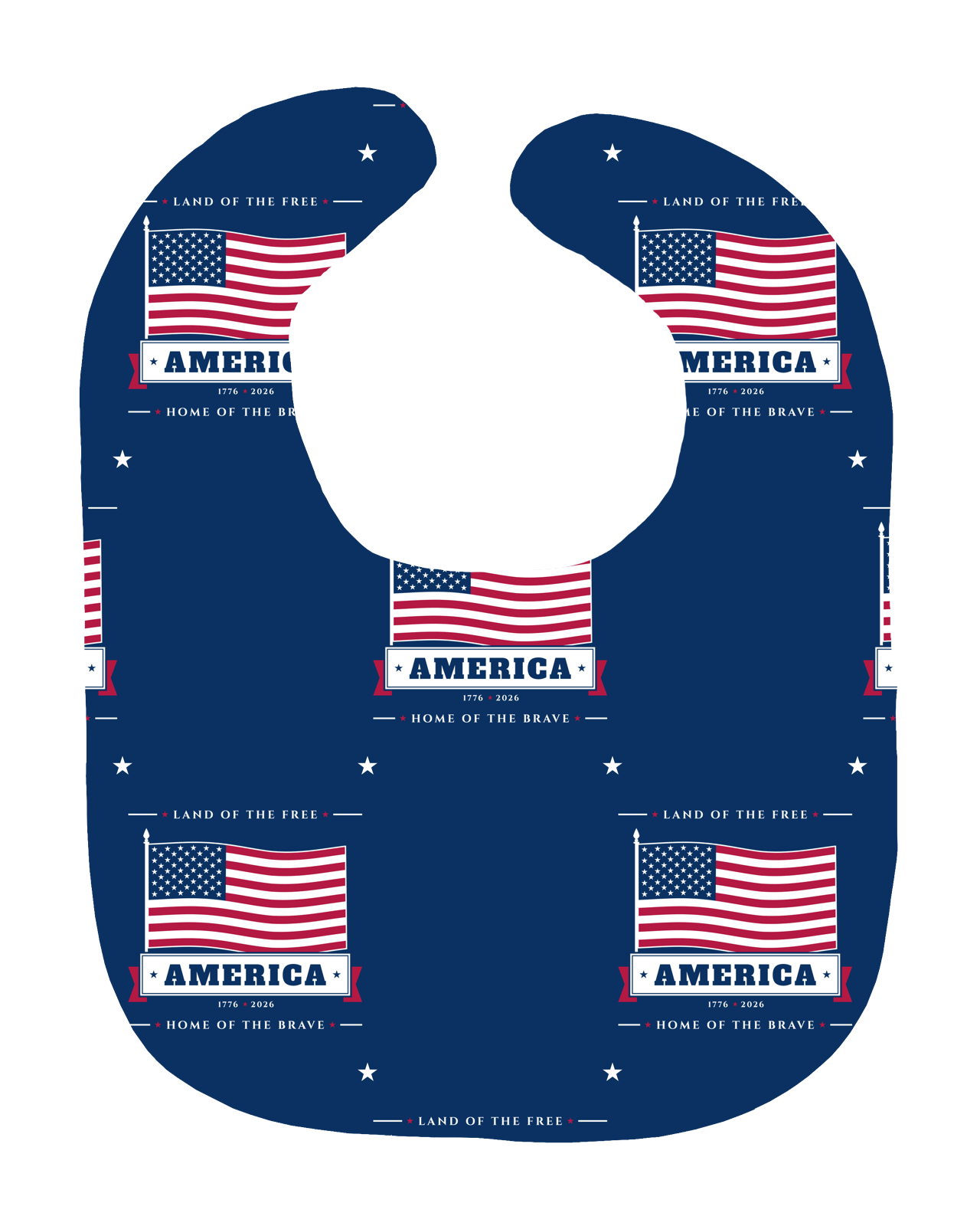 America Baby Bib