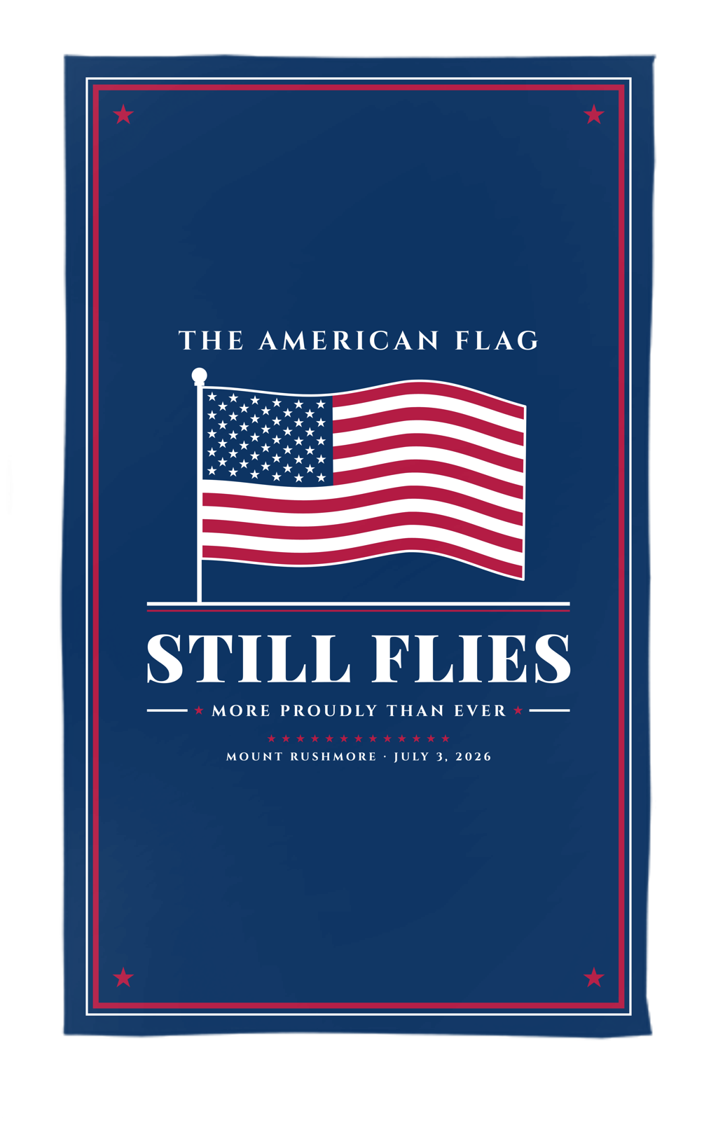 The American Flag Still Flies Hand Towel