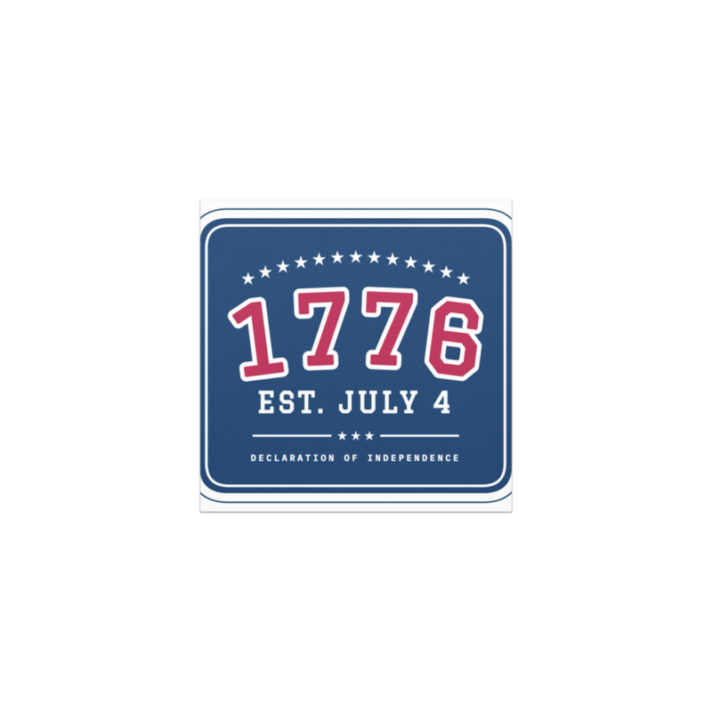 1776 Car Magnet