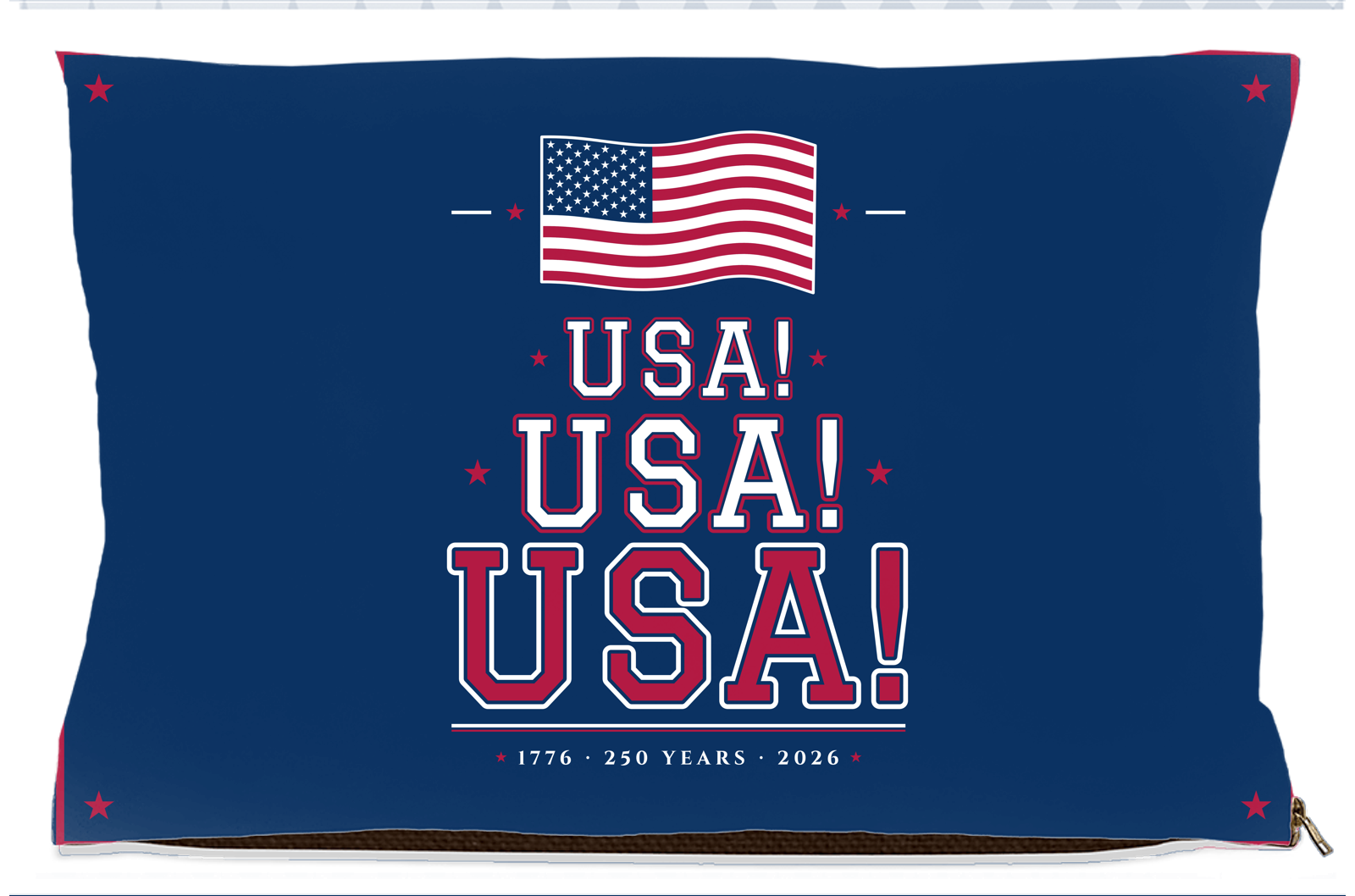USA! USA! USA! Dog Bed