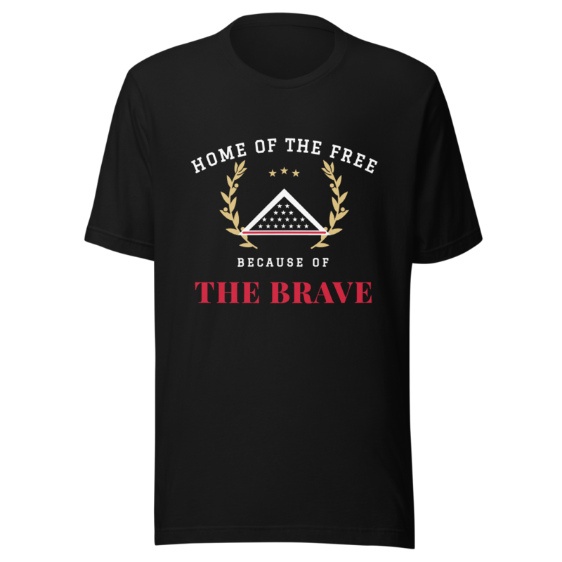 Home of the Brave Tee in Black