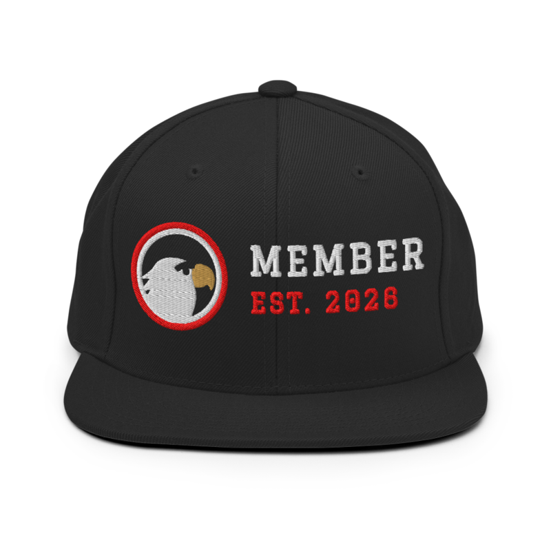 PatriotMurica Member Snapback in Black