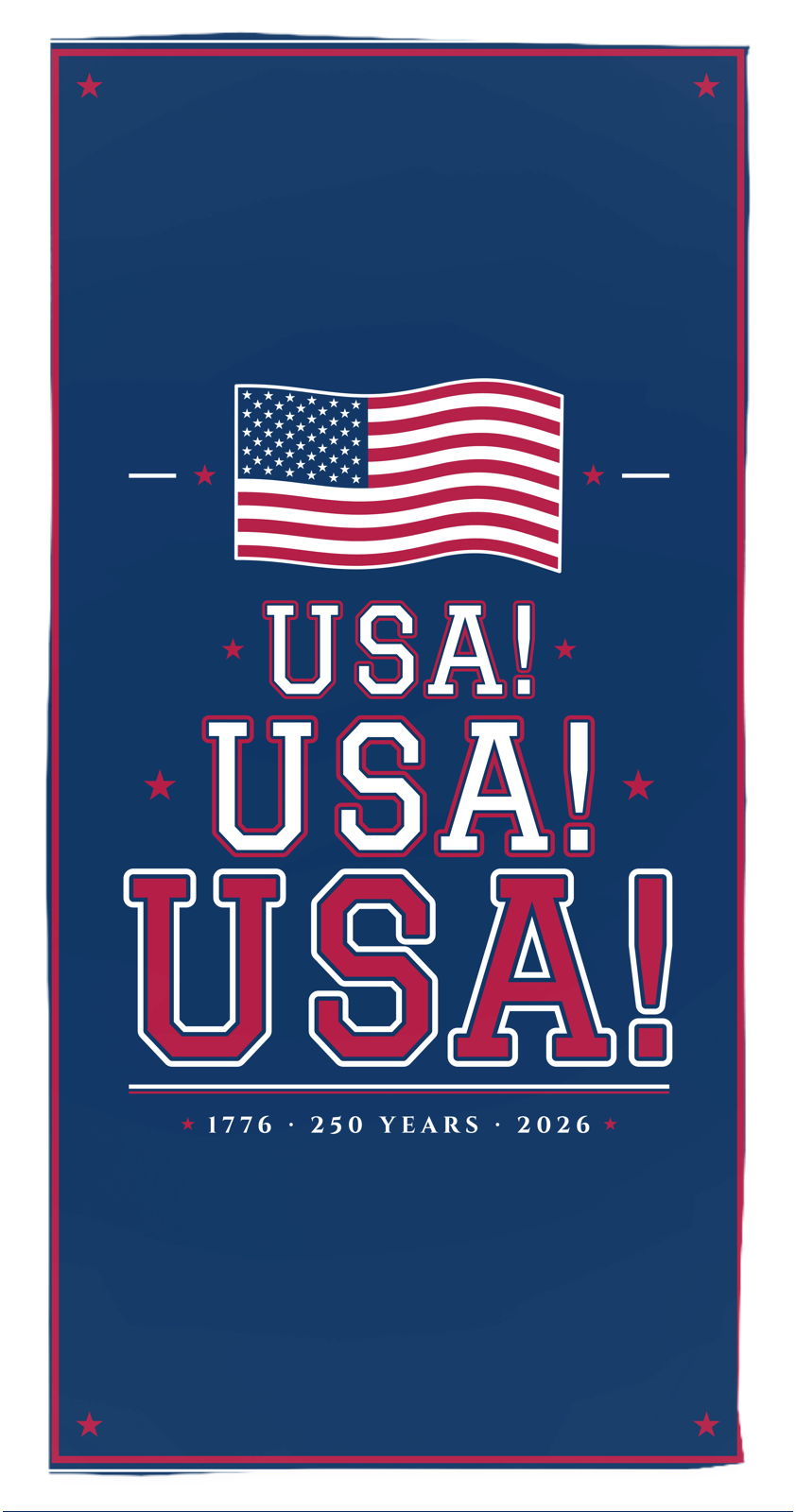 USA! USA! USA! Bath Towel