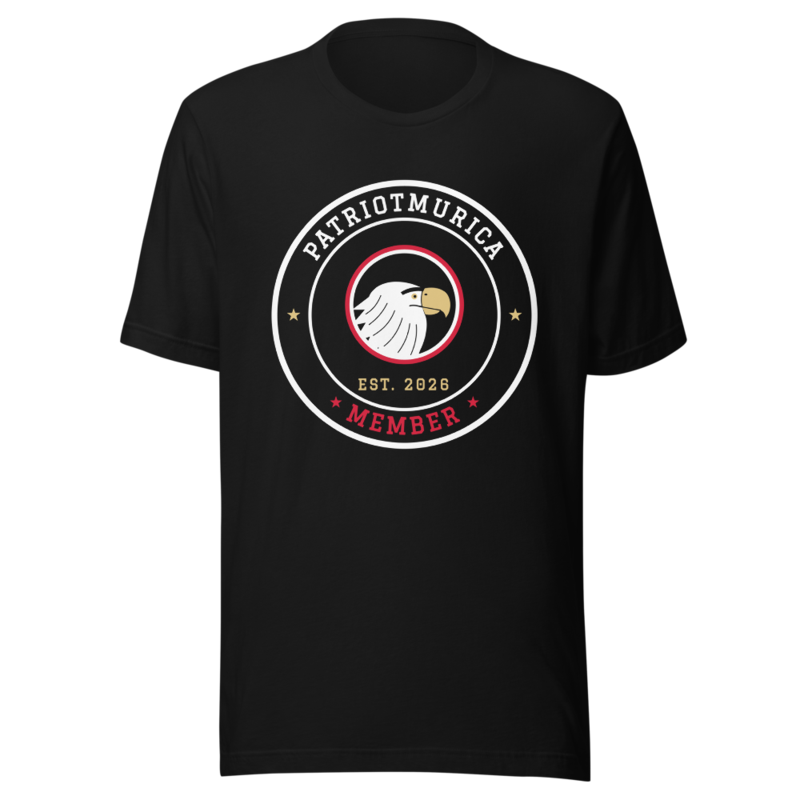 PatriotMurica Member Tee in Black