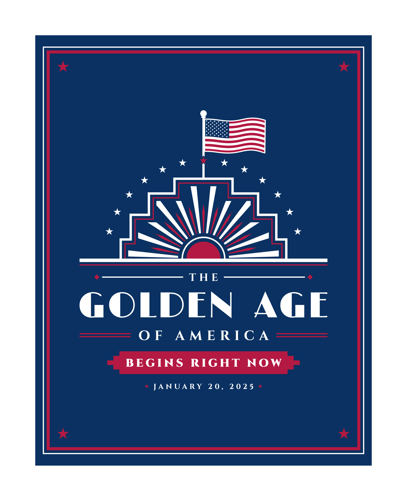 The Golden Age Mounted Print