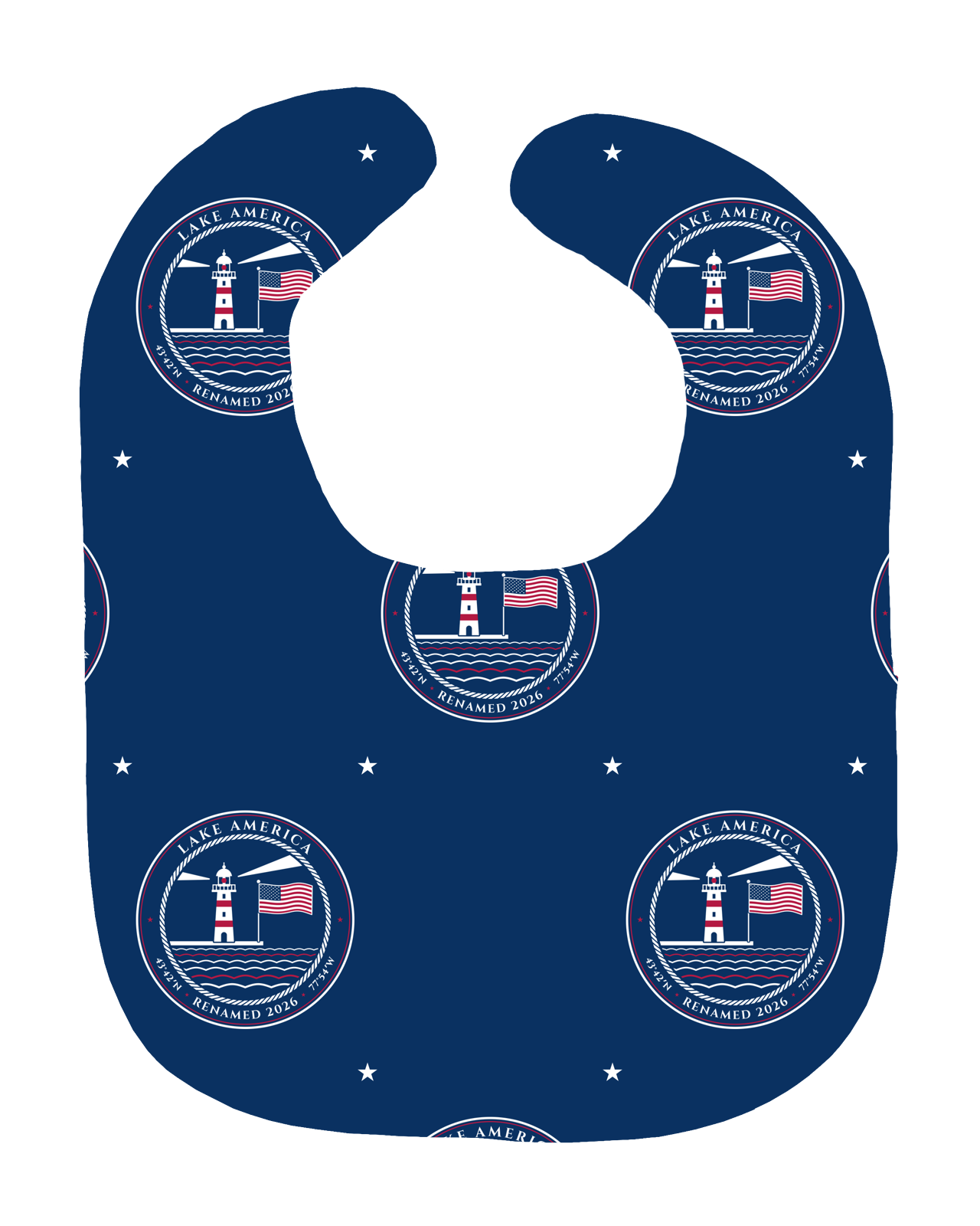 Lake America Baby Bib