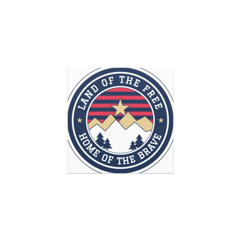 Land of the Free Car Magnet